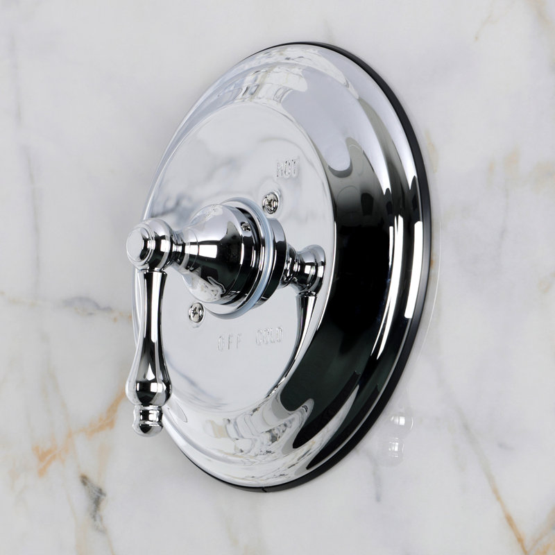 Ensemble robinet de douche Kingston Brass Restoration à poignée unique et garniture équilibrée - Robinet inclus