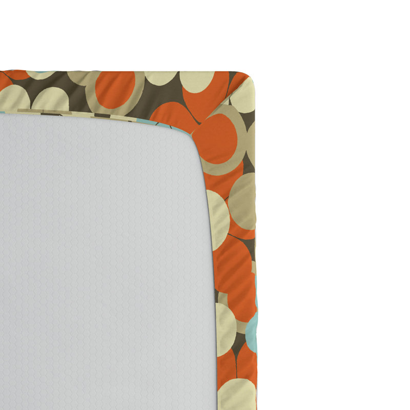 Microfiber Floral Fitted Sheet, Full Fitted Sheet