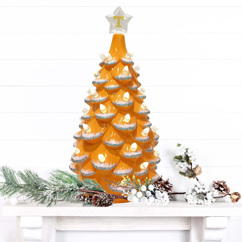 Arbre en céramique NCAA College Spirit, Tennessee Volunteers