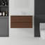 Flottant, meuble-lavabo de salle de bain avec lavabo, avec tiroir à fermeture en douceur, lavabo en céramique, contreplaqué, gris-1285943264-1285943277