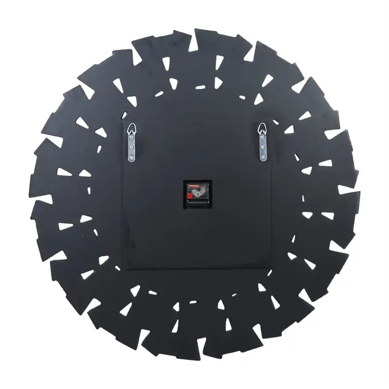 Horloge murale 32 po avec miroir