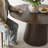 Solid Walnut Wood Round Pedestal Dining Table-2022855750