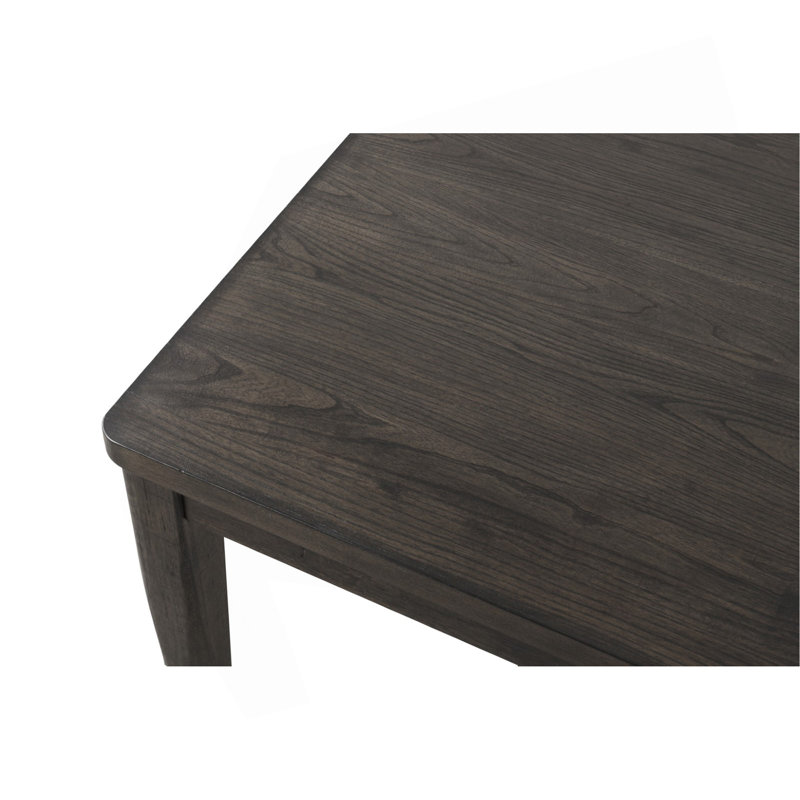 Ensemble de salle à manger 7 pièces en bois de noyer foncé 6X