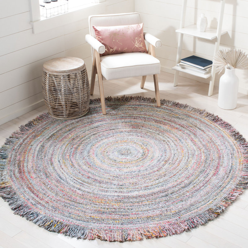 Braided Hand Woven Performance Rug, Round 4'