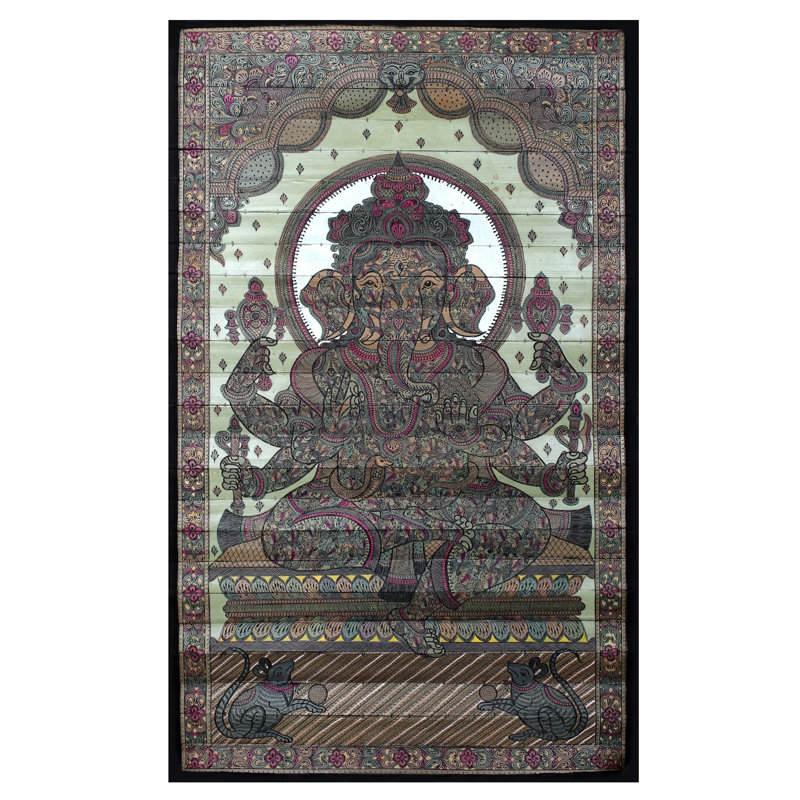 Bhawawan Ganesha | Paata, peinture de l'Orissa