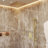 Camino 20"X14" Flush-Mount Rainfall Complete Shower System with LED Light, Silde Bar and 3 Body Jets-110585279