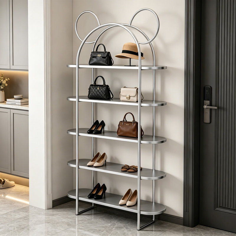 Présentoir à 5 niveaux Modern, (5 tablettes) H 72,83 po x l 35,43 po x P 11,81 po