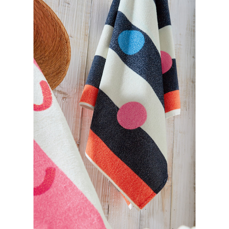 Multi Spot Bath Towel Single