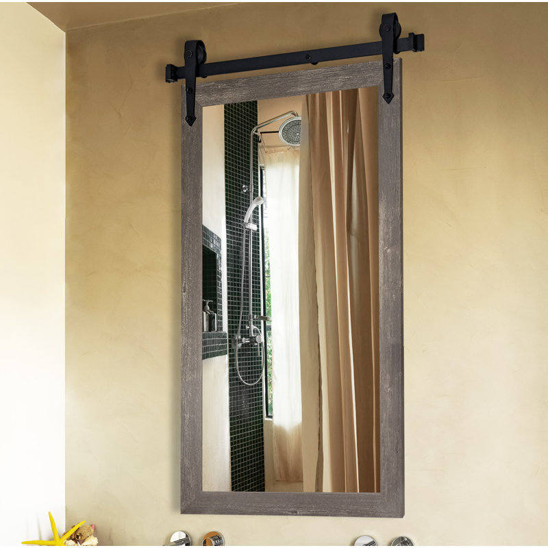 Neace Wood Flat Mirror, 47.5" x 30.5"