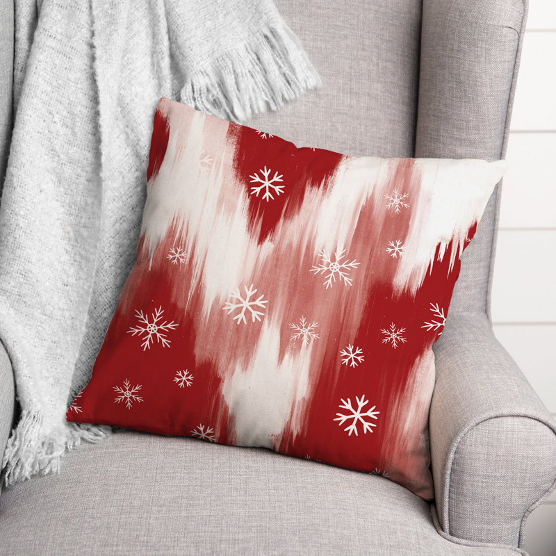  Coussin décoratif abstrait, Rouge