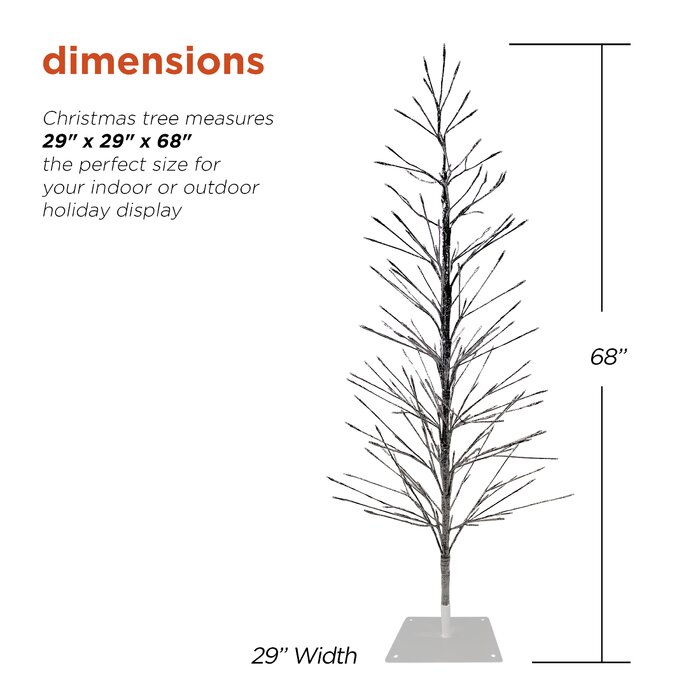 The Holiday Aisle® 5' Lighted Cedar Christmas Tree & Reviews | Wayfair