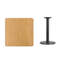 Plateau de table stratifié carré Jack avec base à hauteur de table-1984142538-1984142531