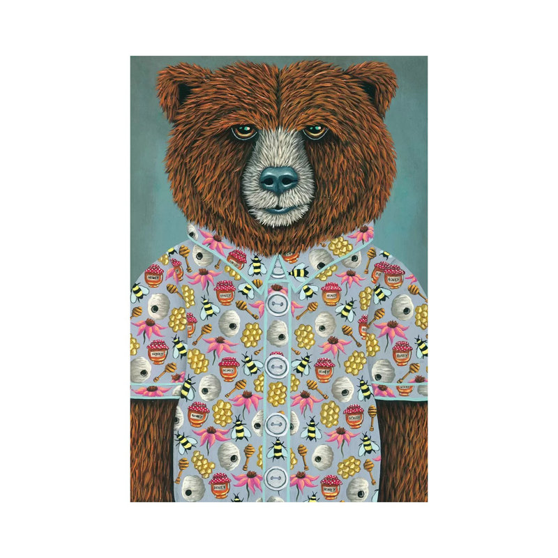 Barry's Honey Shirt by Marisa Ray - Wrapped Canvas Gallery-Wrapped Canvas Giclée, 20.32 cm H x 30.48 cm W