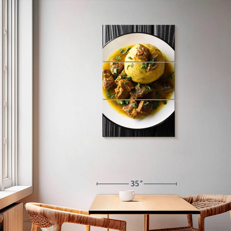 Yarlin Puerto Rican Mofongo, 57" H x 36" W