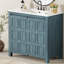 Rangement pour meuble-lavabo 36 po avec lavabo en céramique-568098503