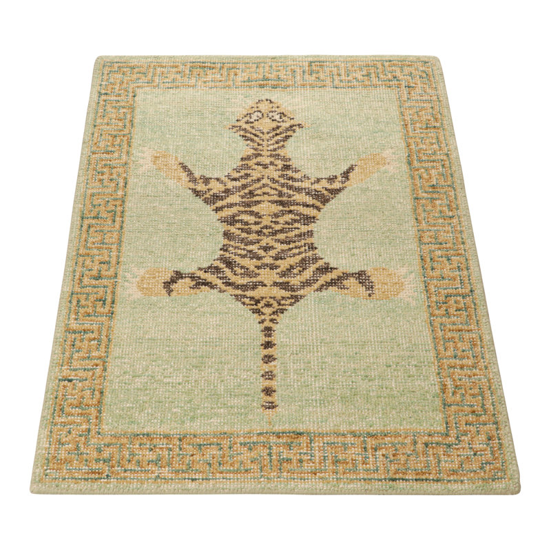 Distressed Homage Animal Print Area Rug, Rectangle 9' x 12'