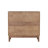 31.5-Inch Geometric Design Sideboard, Decorative Cabinet with 2 Doors and Adjustable Shelves