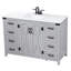 Ensemble de meuble-lavabo simple 48 po Slayton-280410186
