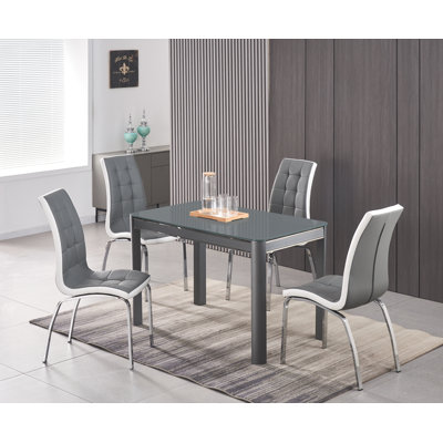 Badrudeen 4 - Person Dining Set