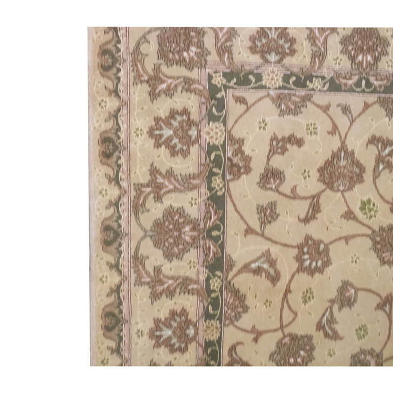 Tapis unique en laine noué à la main de haute qualité de 5 pi 9 po x 8 pi 9 po New Age