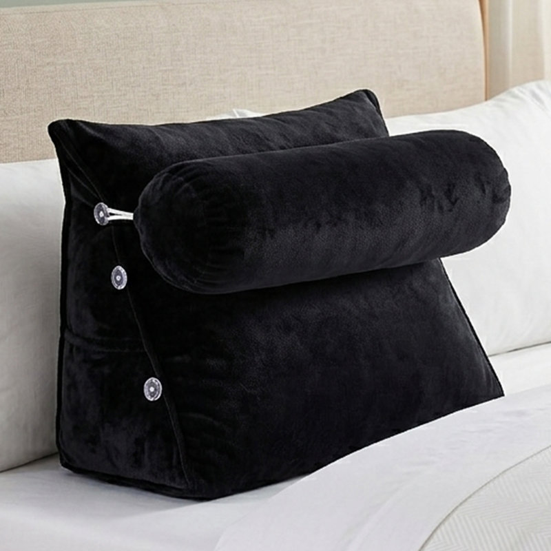 Housse et insert de traversin , Noir