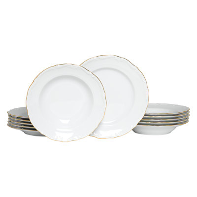 Maria Theresia Piece Porcelain China Dinnerware Set - Service for 6