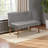 Zephyr 2-Piece Dining Nook Banquette Set In Gray Upholstery, 31.93" H X 69.62" W X 24.73" D-1534821479