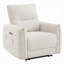 Fauteuil inclinable électrique Lali Zero Gravity, port USB, chenille crème