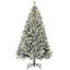 Grand arbre de Noël artificiel pré-éclairé-325849549