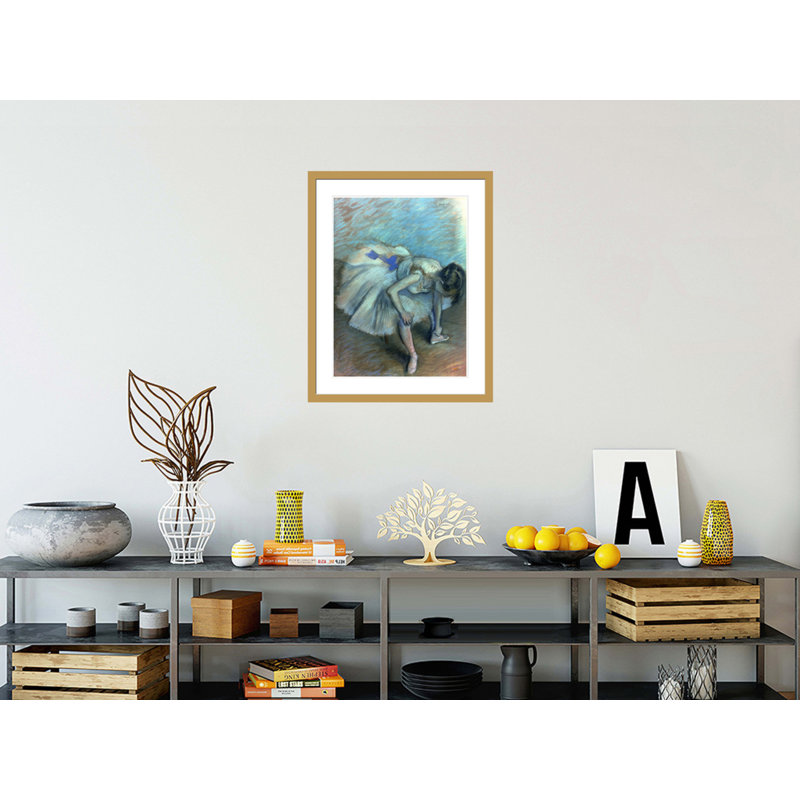 «Sired Dancer» par Edgar Degas, impression giclée sur cadre, H 29,45 po x l 23,5 po