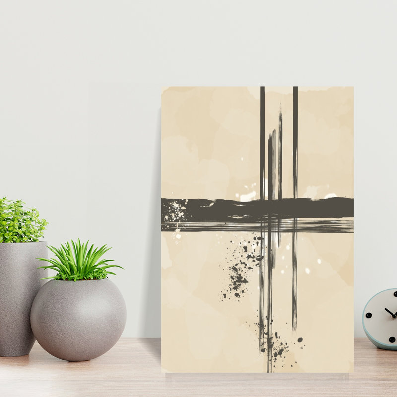 Composition In Stripes No 6 by Sannel Larson - Wrapped Canvas Print, 45.72 cm H x 30.48 cm W