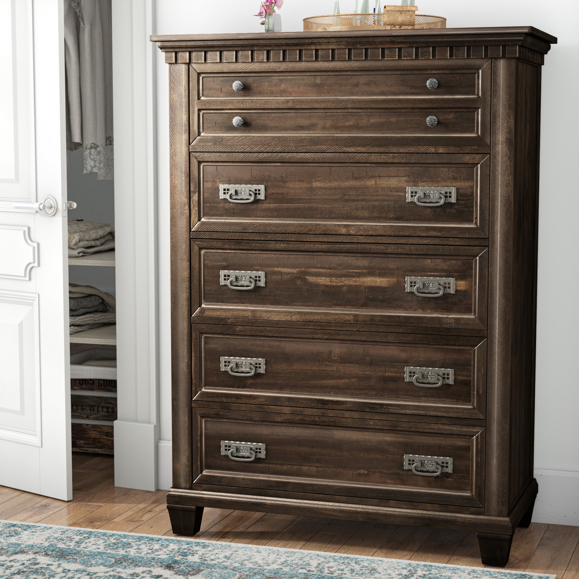 Union Rustic Commode 5 tiroirs Kristel et Commentaires - Wayfair Canada
