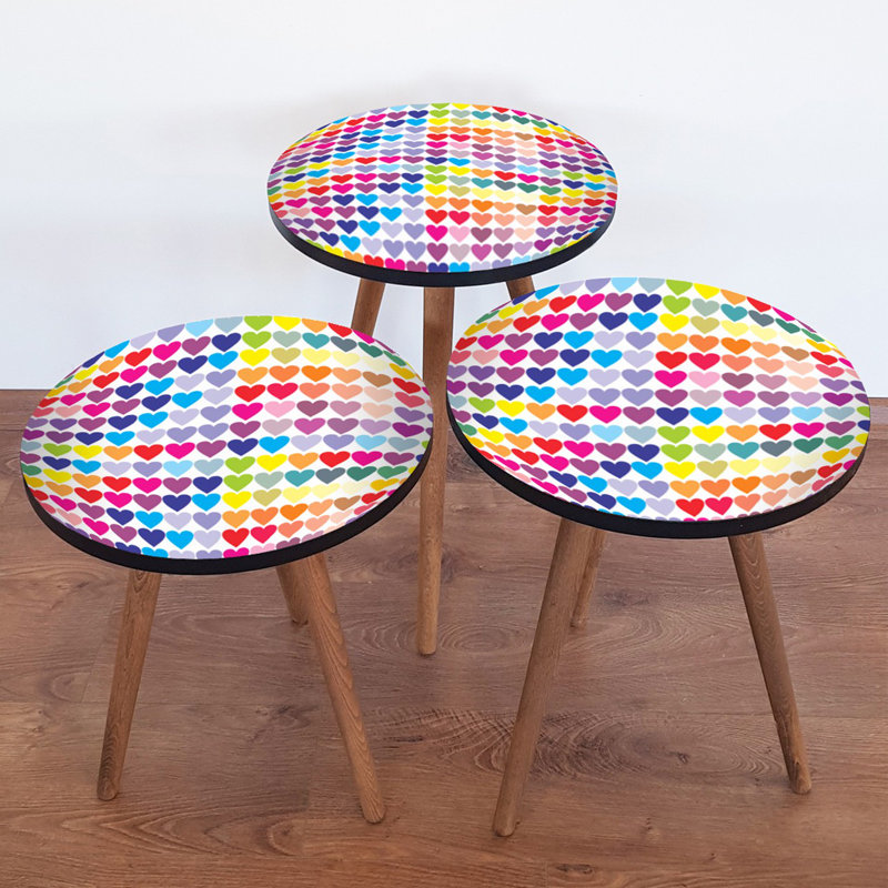 Tables gigognes 3 pieds Barner