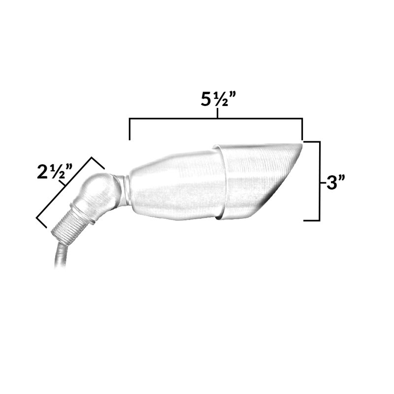 Low Voltage Metal Spotlight, Copper