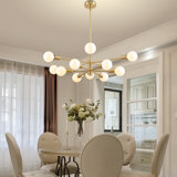 Lilwenn 12 - Light Sputnik Modern Linear Chandelier