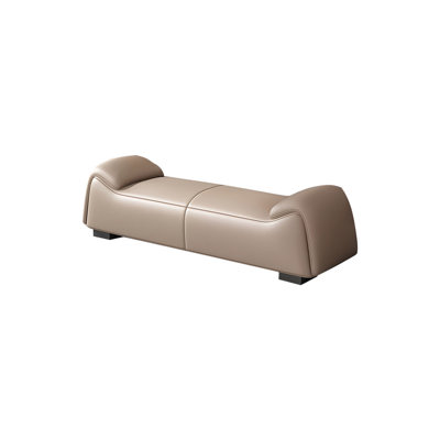 Vyrl Faux Leather Upholstered Bench