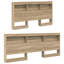  Storage Headboard With Shelf 135 Cm Engineered Wood-1789971096-1789971072