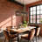 Aziz 3-Light Kitchen Island Brown Pendant Light
