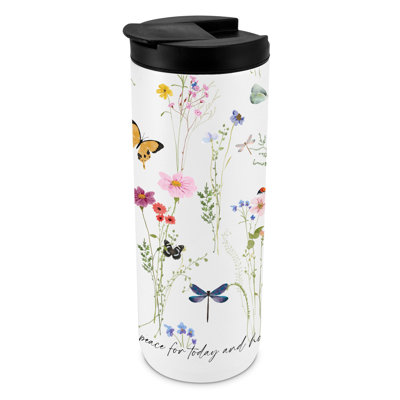 Tumbler Peace for Today Butterflies
