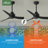 Hunter 52 Inch Mazzini ENERGY STAR® Damp Rated Ceiling Fan With Remote-102498249