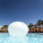 Flatball Battery Powered Integrated LED Color Changing Outdoor Floating Light-17933712