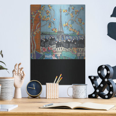 Winston Porter 'Eiffel Tower I' by Holly Wojhan, Metal Wall Art