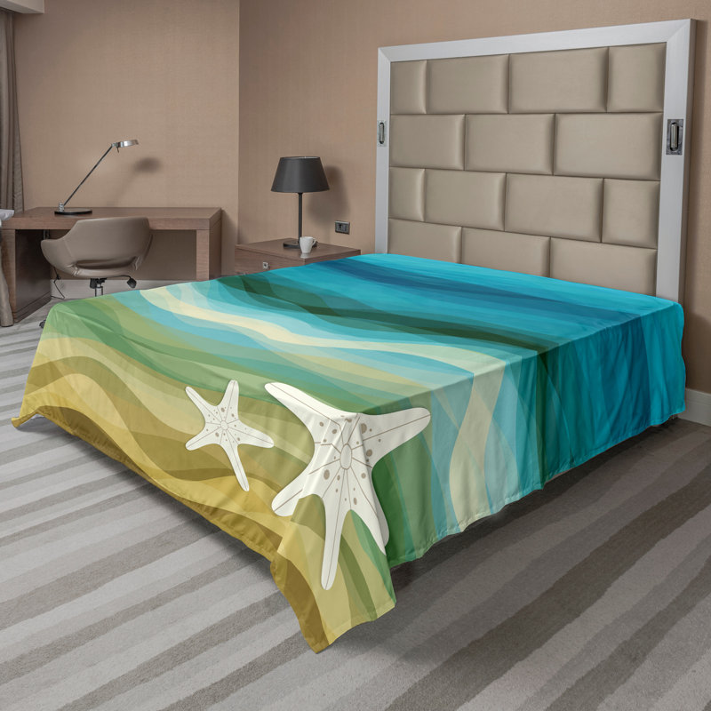 Drap abstrait Ambesonne, Drap plat grand
