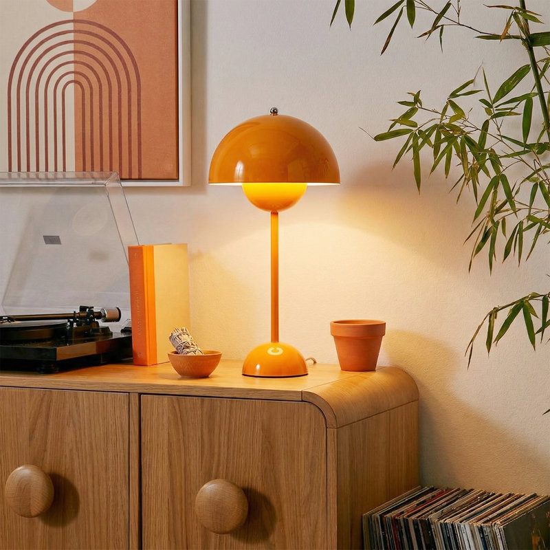 Lampe de table Brunilde, Jaune, Yellow