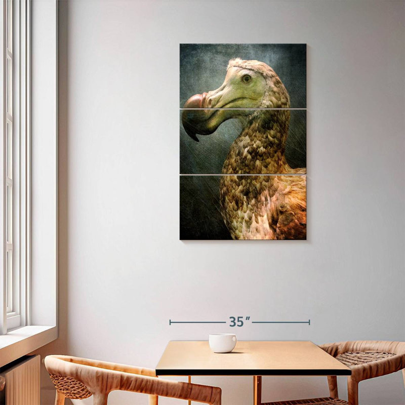 Brampt Beautiful Dodo Bird, 57" H x 36" W
