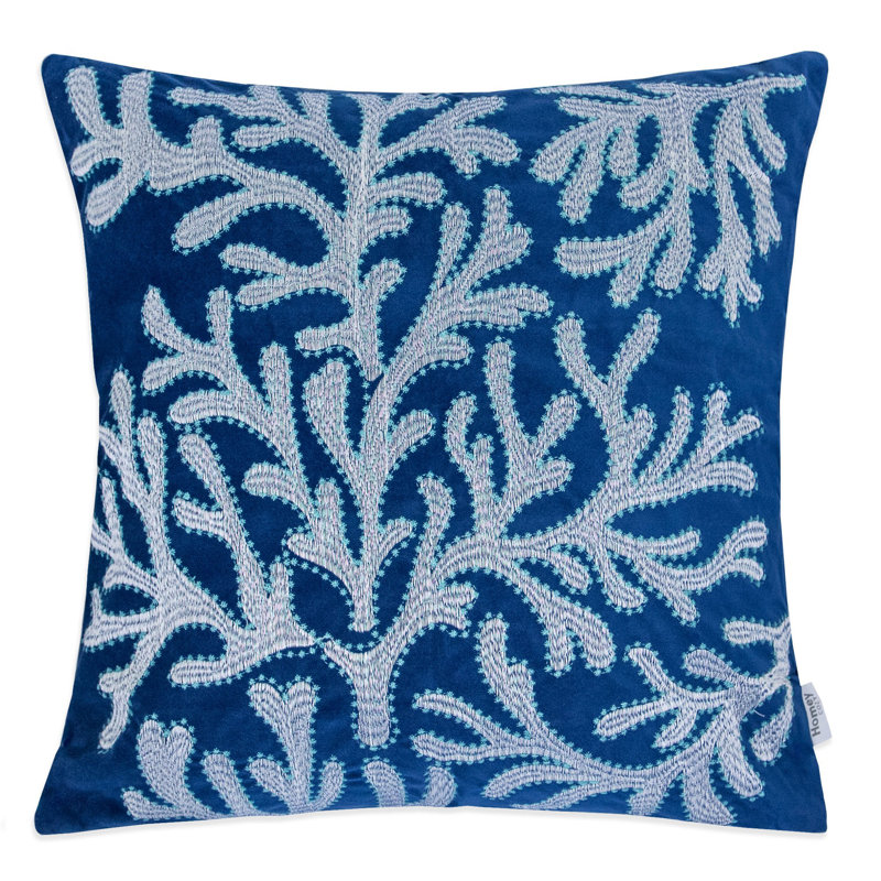 Karael Throw Pillow, Blue