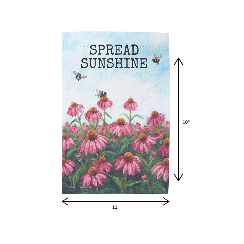 Drapeau de jardin - Coneflowers