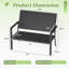 Metal Outdoor Bench