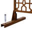 Écran d'intimité en métal pour l'extérieur et l'intérieur H 76 po (l) - option terrasse, balcon, clôture brune, balcon antirouille, patio-122460678