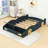Full Size Race Car Platform Bed With Built-In Storage Space And Side Rails-1004929979